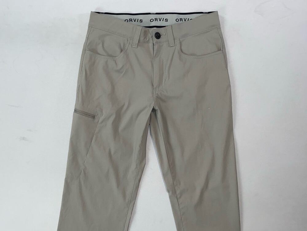 Orvis 1716851 Men's Lightweight Water-Resistant Utility Tech Pants. Gray, 30X32.